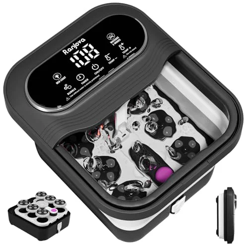Detailed Collapsible Foot Spa Electric Rotary Massage Functional