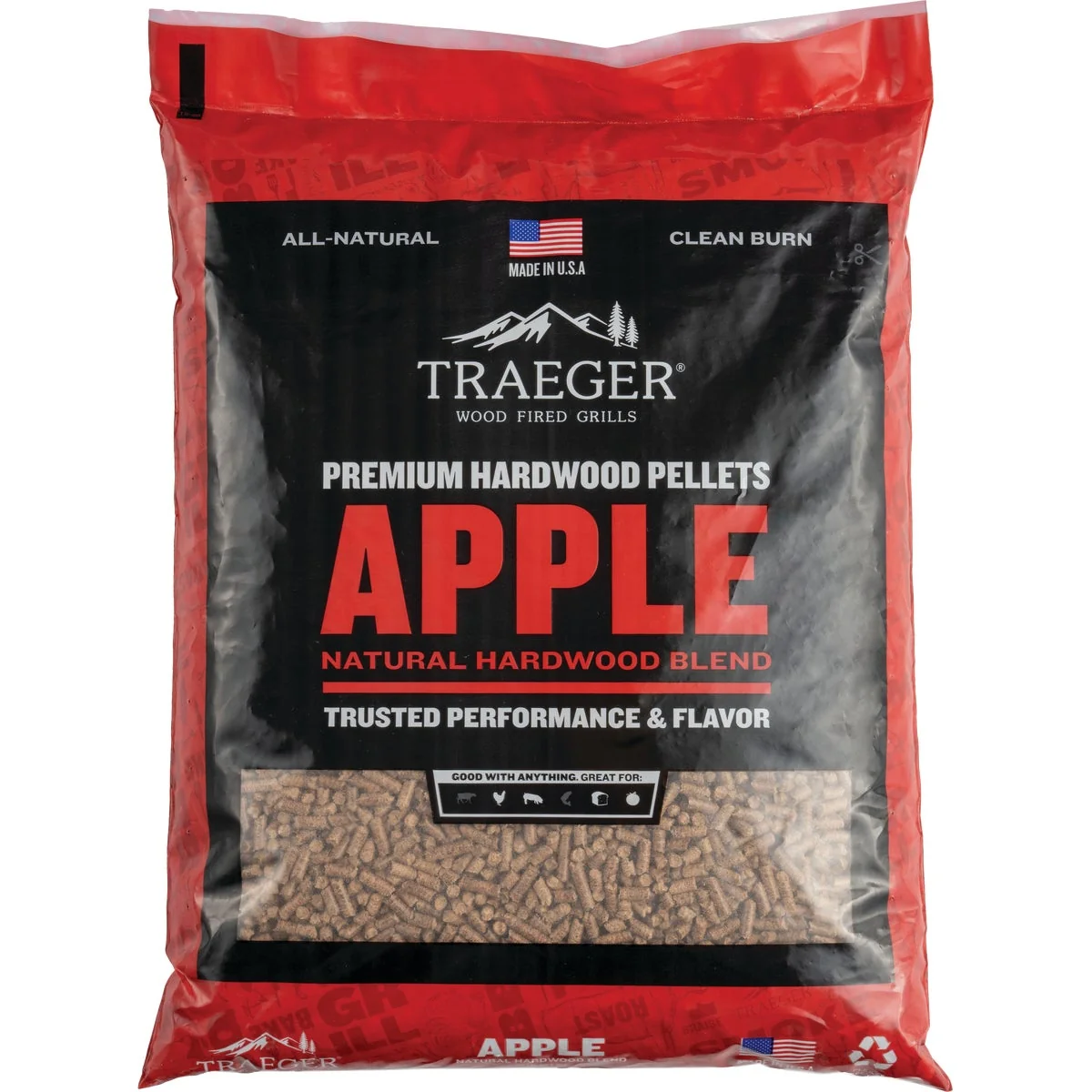 Artisan Traeger 20 Lb. Apple Wood Pellet Modern