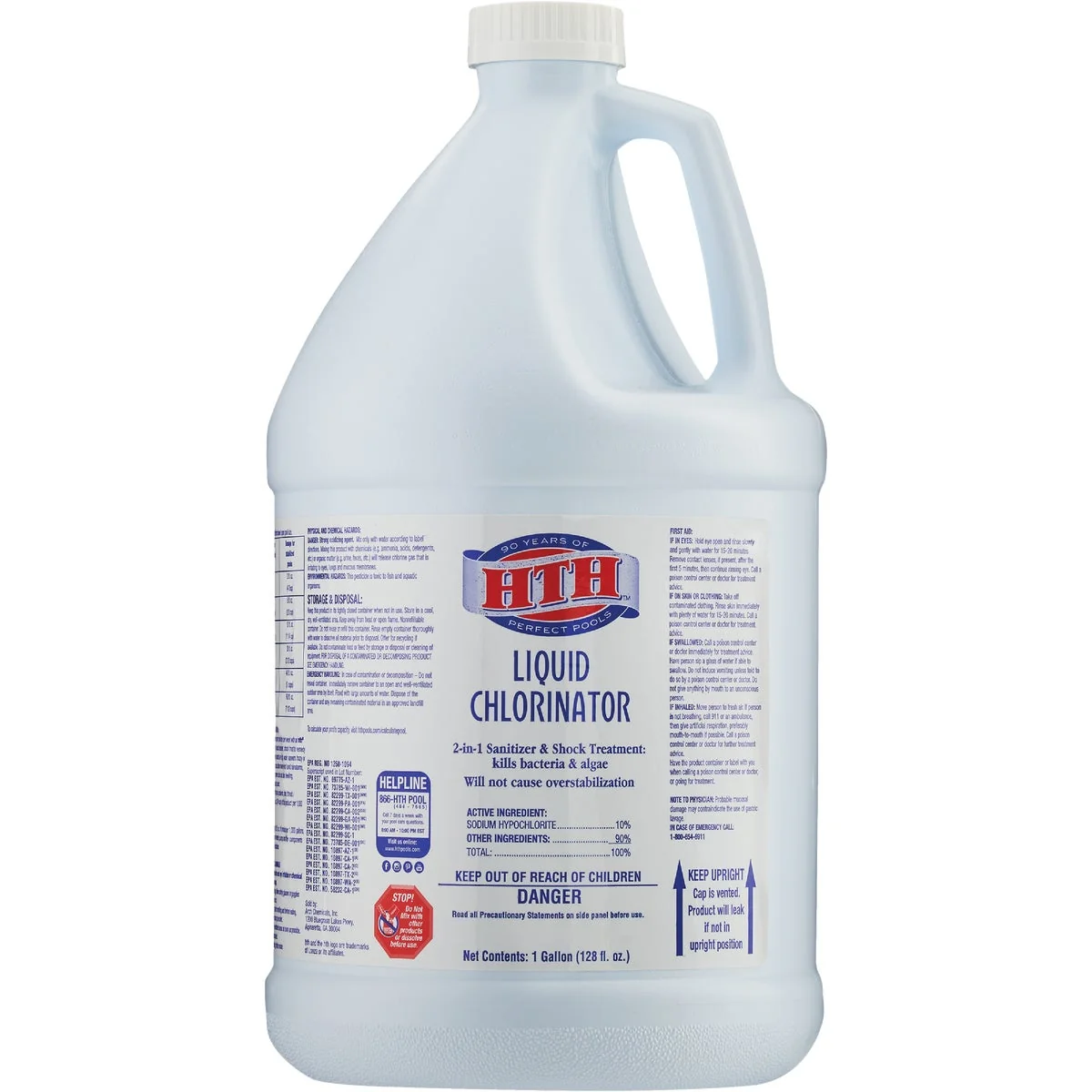Breathable HTH 1 Gal. Liquid Chlorine Proven