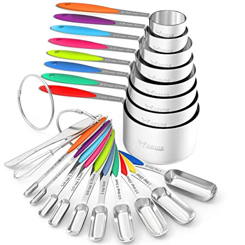 Genuine Measuring Cups and Spoons Optimized