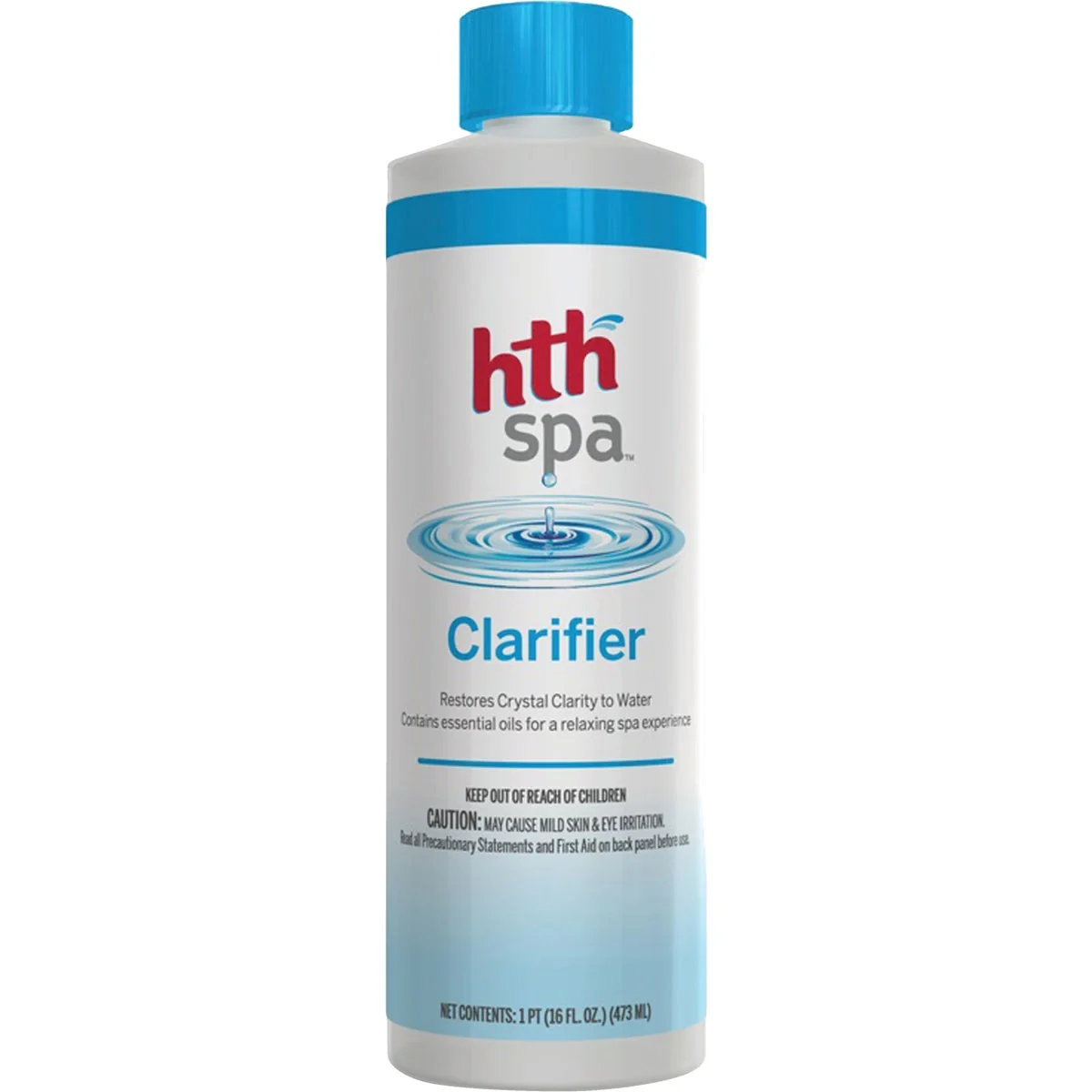 Official HTH Spa 1 Pt. Liquid Clarifier Smooth