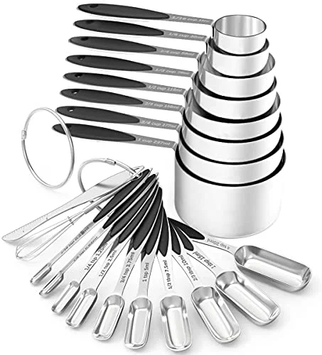 Sophisticated Measuring Cups and Spoons Carefully Designed