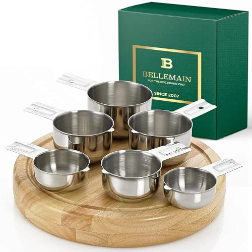 Proven Stainless Steel Measuring Cups Set of 6 Practical