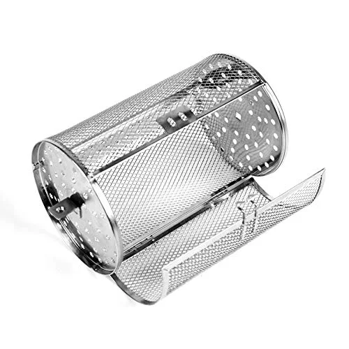 Stylish Stainless Steel Rotisserie Grill Roaster Drum Oven Basket Top-Quality