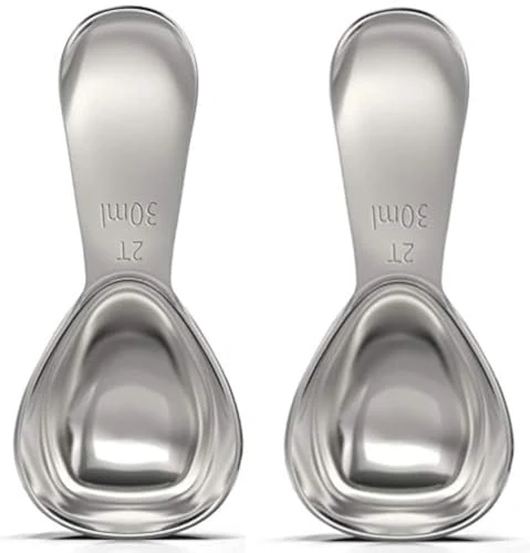 Elite Stainless Steel Coffee Scoop Set 2 Count World-Class