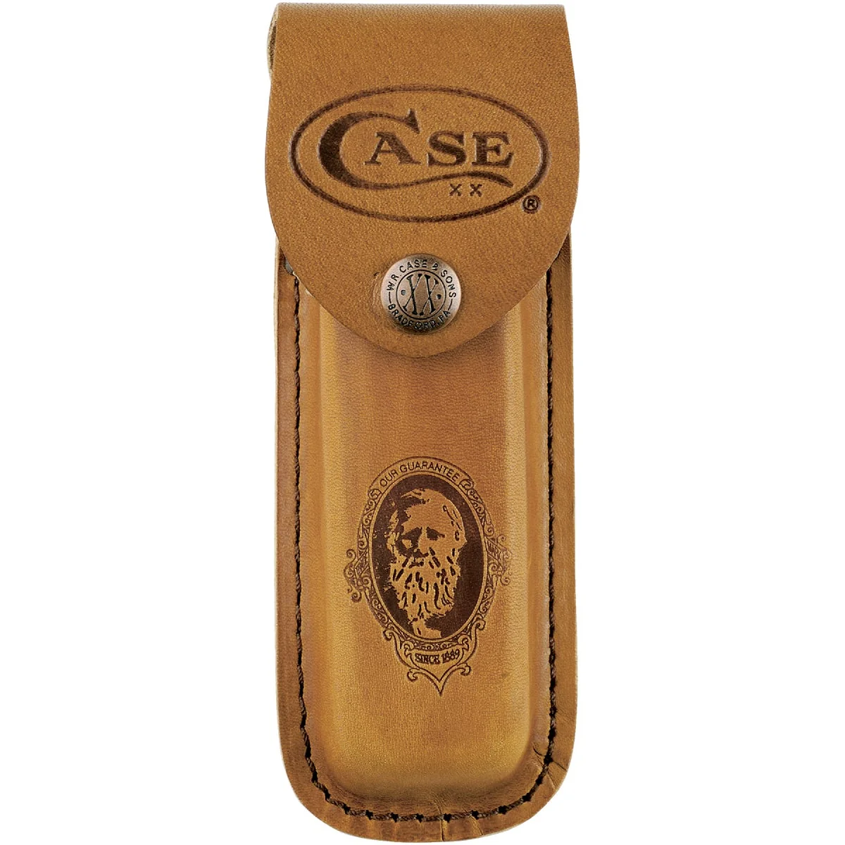 Detailed Case Brown Leather Belt Knife Sheath Consistent