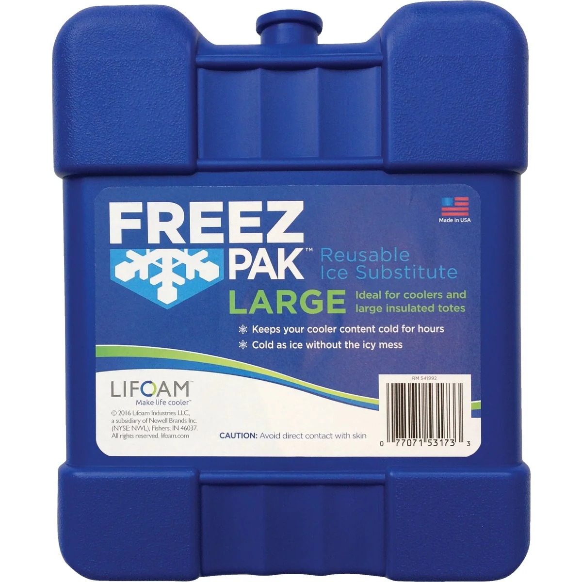 Superior Lifoam z Pak 42 Oz. Blue Cooler Ice Pack High-Performance