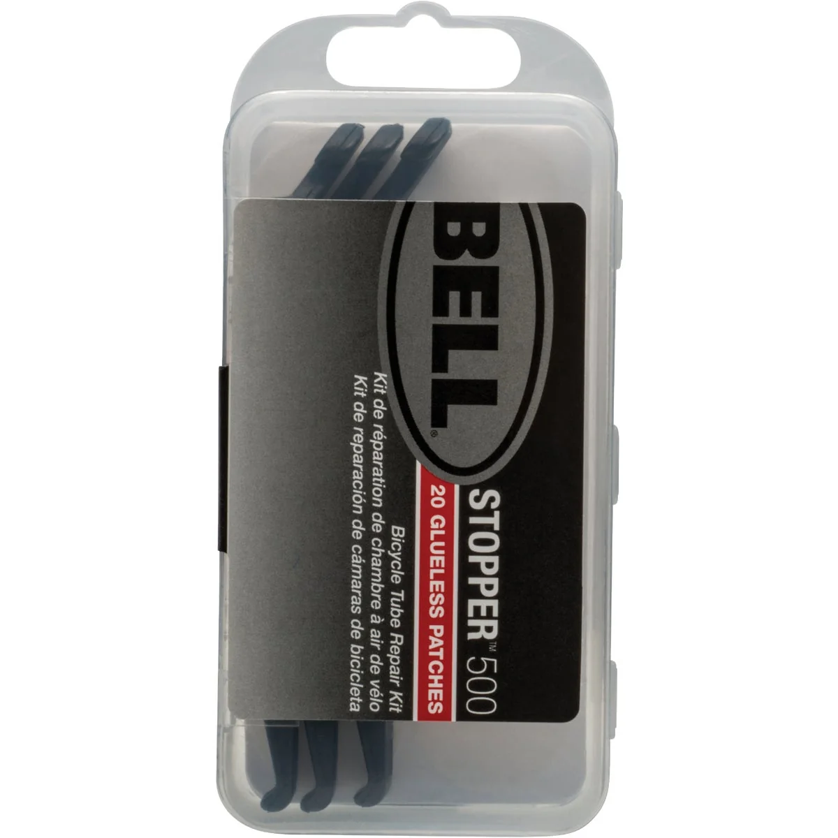 Secure Bell Sports Deluxe Stopper 500 20-Patch Bicycle Tube Repair Kit Smooth