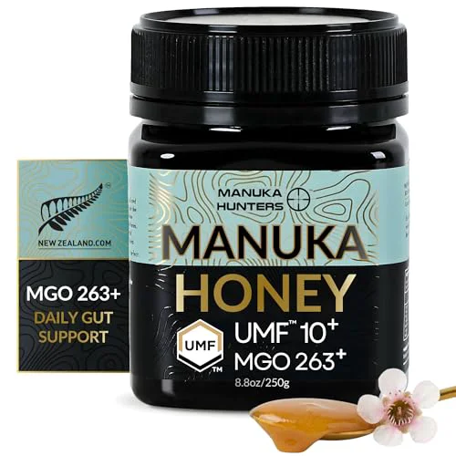 Elegant New Zealand Manuka Honey UMF 10 8.8 Ounce Artisan