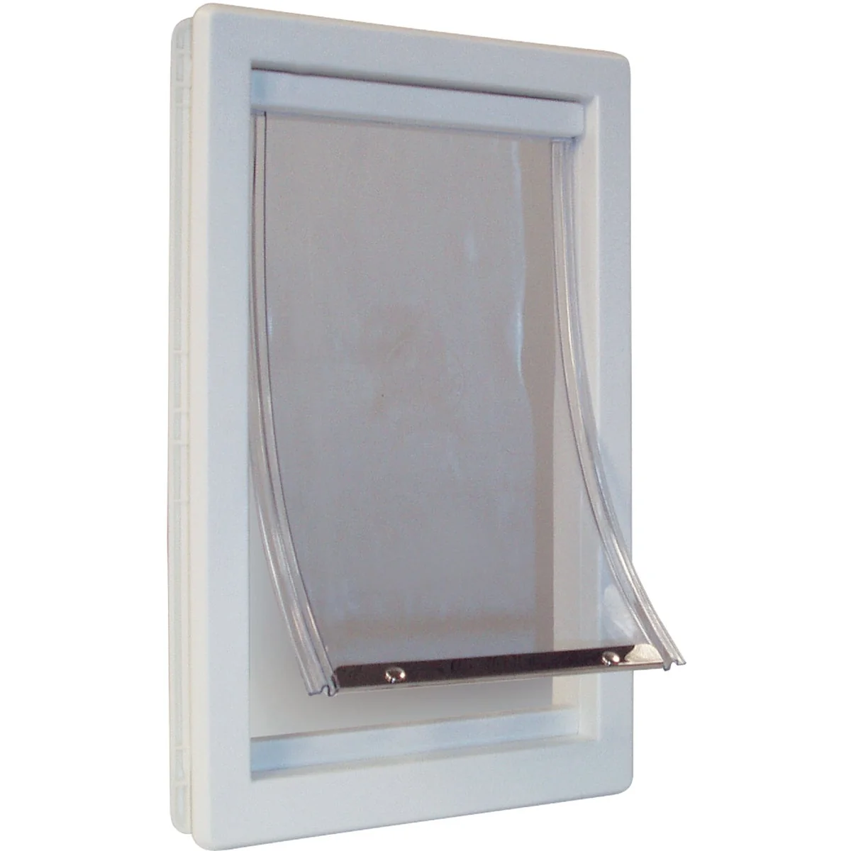 Eco-Friendly I Pet 10-1 2 In. x 15 In. Extra Large Plastic White Pet Door Natural