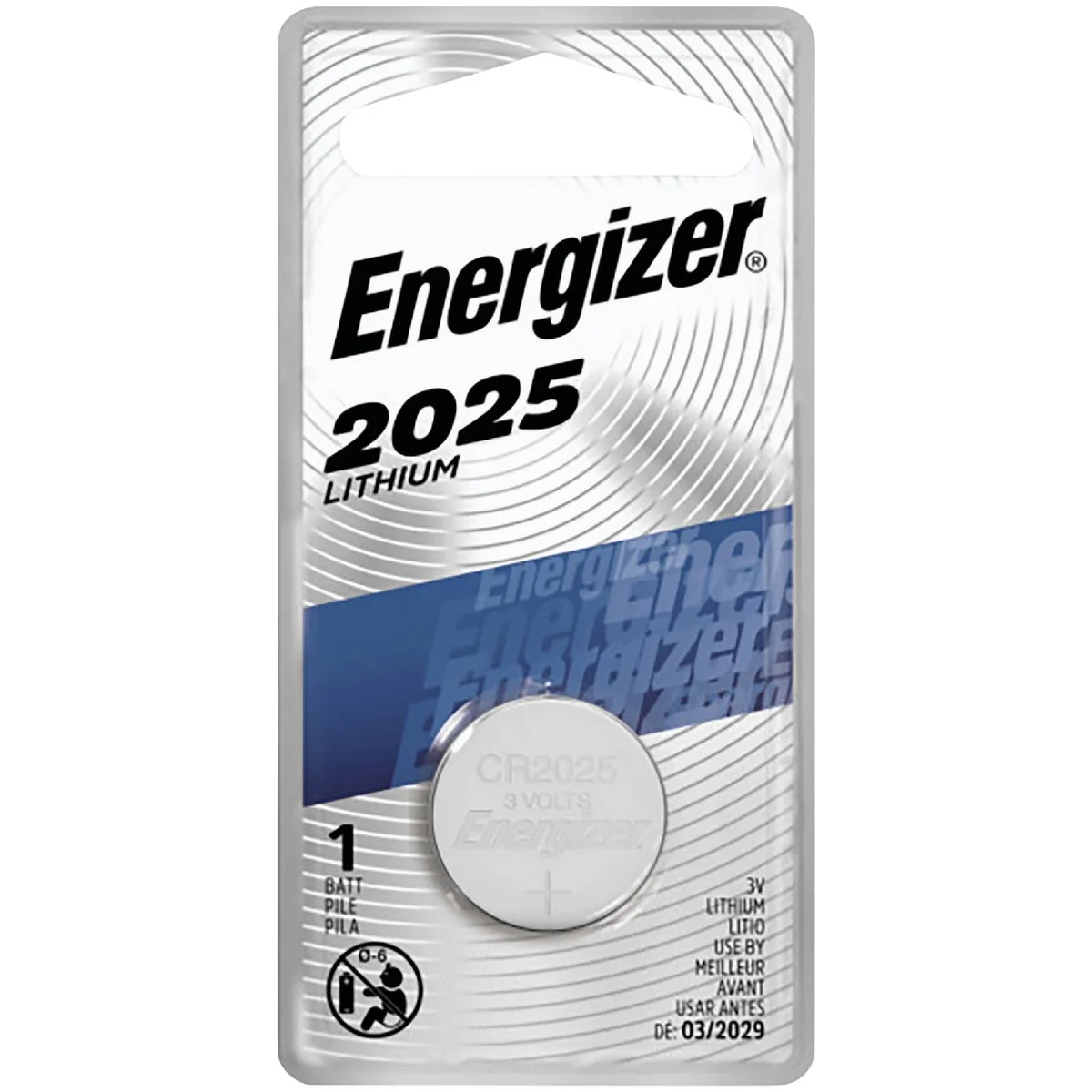 Solid Energizer 2025 Lithium Coin Cell Battery Elegant