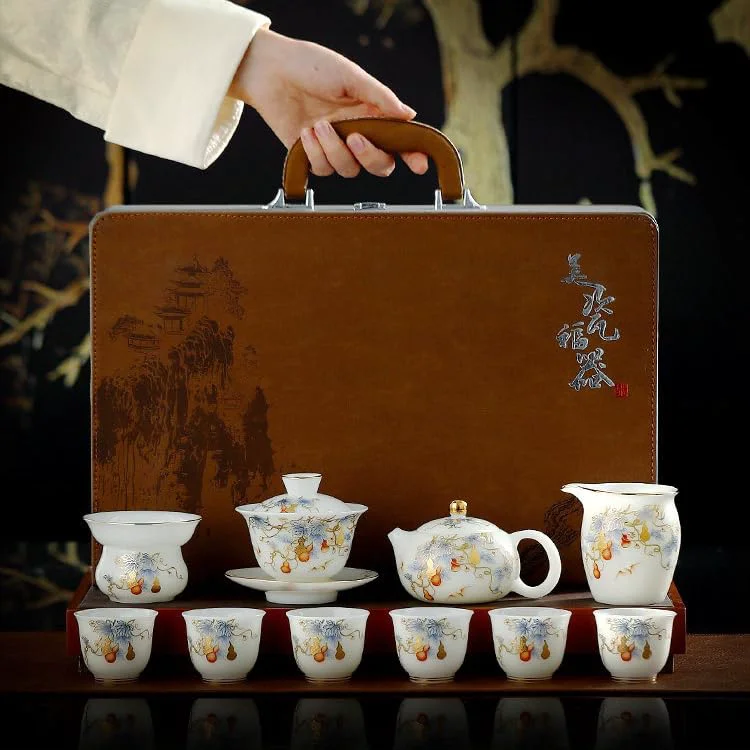 Fashionable Kung Fu Tea Set 12 Count Efficient