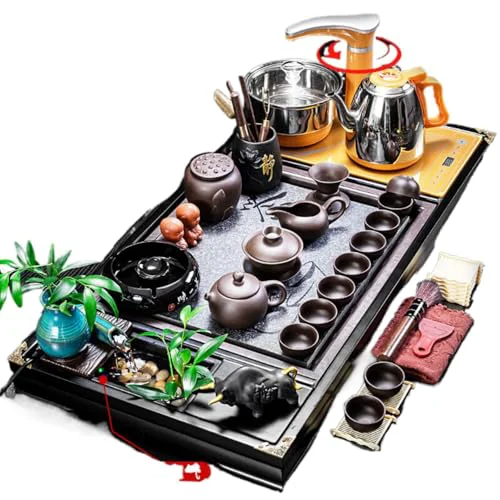 Refined Wooden Tea Set Optimized