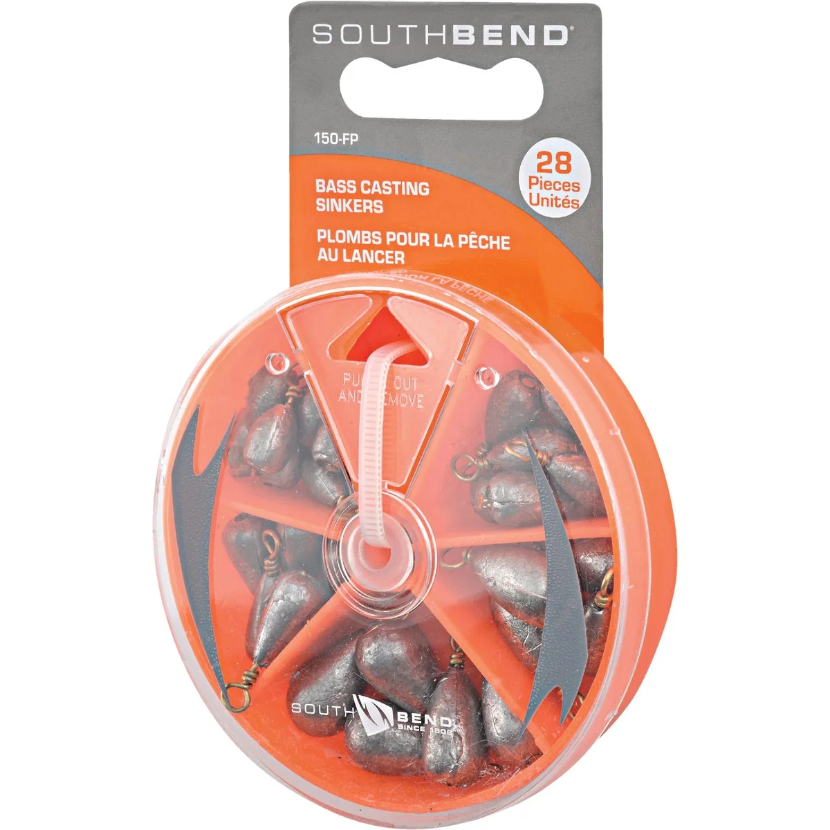 Smooth SouthBend 28-Piece Bass Casting Sinker Kit Assortment Genuine