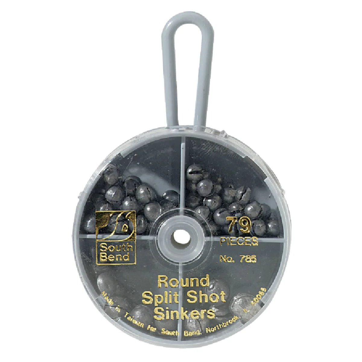 Unique SouthBend 79-Piece Round Split Shot Sinker Kit Assortment Luxury