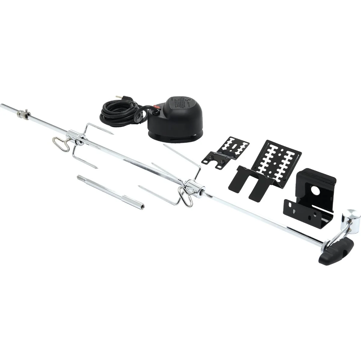 Smart GrillPro 33.5 In. Aluminum Universal Grill Rotisserie Prestigious