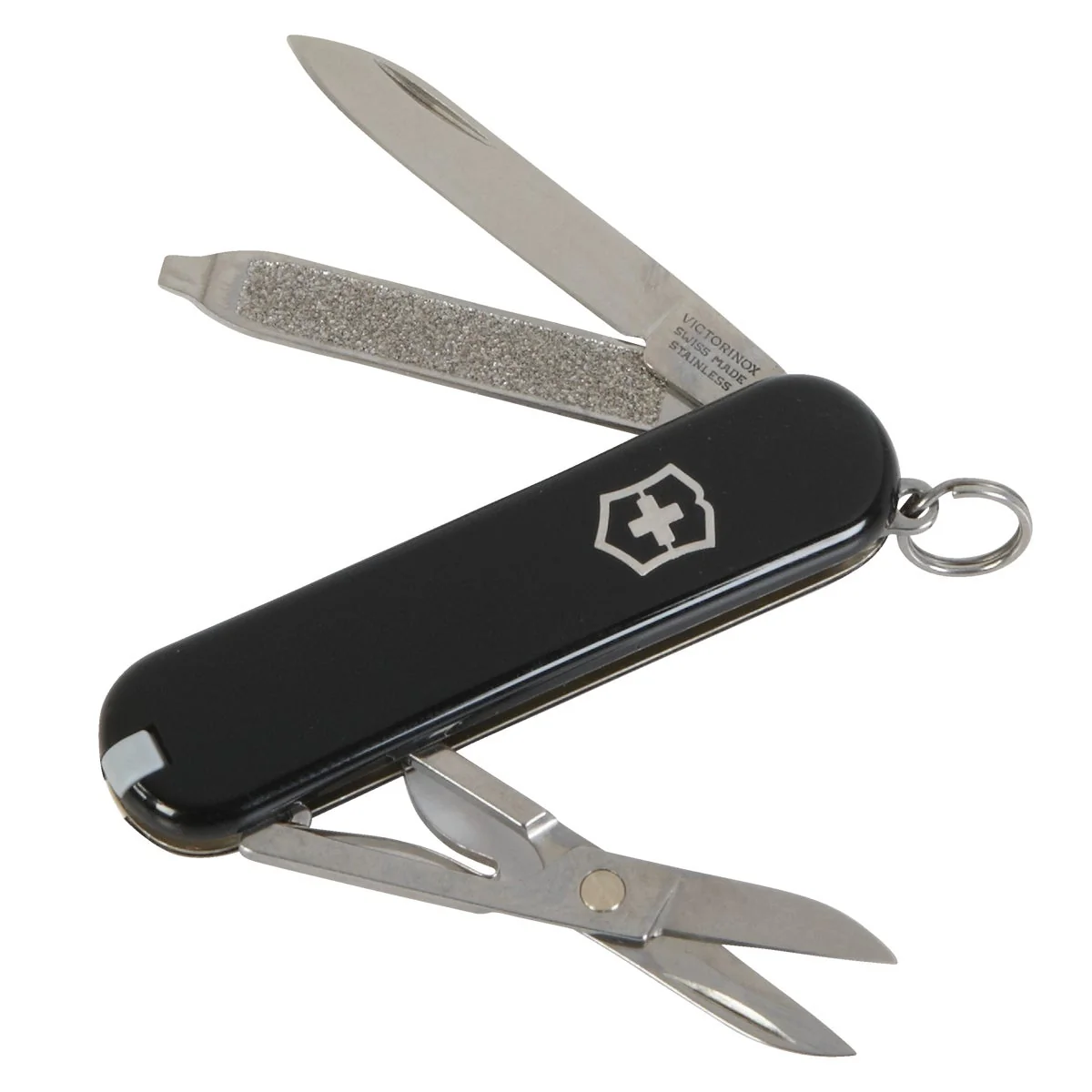 Reliable Victorinox Classic 6-Function 2-1 4 In. Black Swiss Army Knife Sustainable