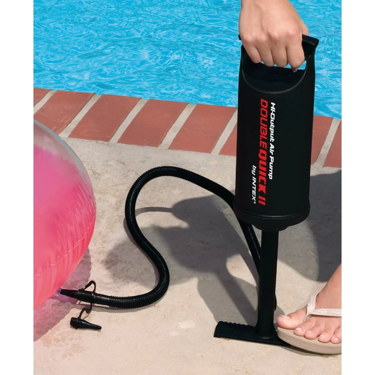 Artisan Intex High Output Air Hand Pump 14 In. 3 Nozzles Included Original