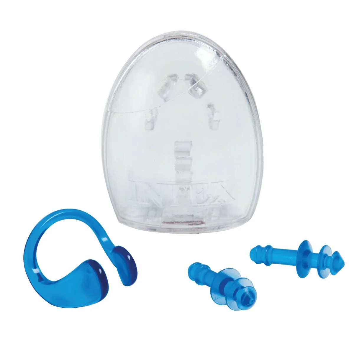 Authentic Intex Soft Rubber Nose and Ear Plugs with Case Secure