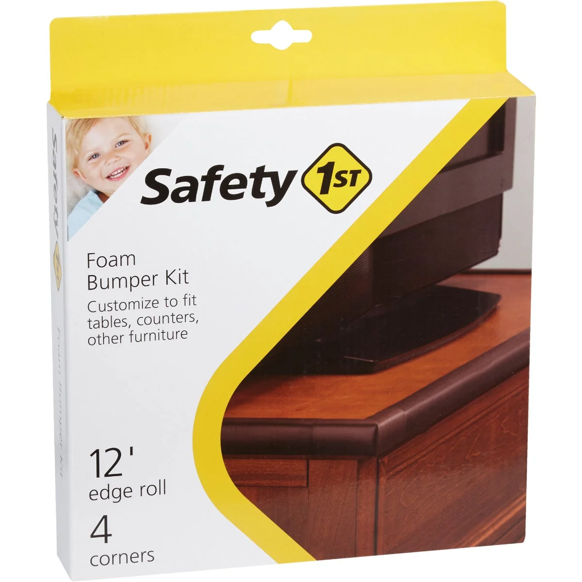 Sophisticated Safety 1st Adhesive Foam Brown Edge Roll and Corners Bumper Kit Specialty