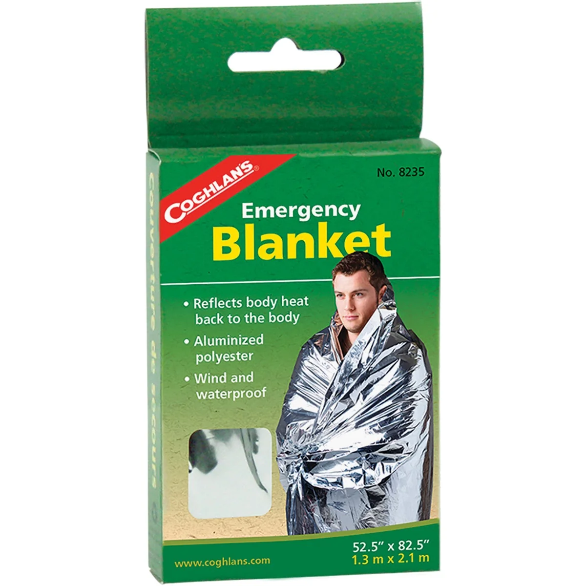 Innovative Coghlans Aluminized Polyester Waterproof Emergency Blanket Luxury
