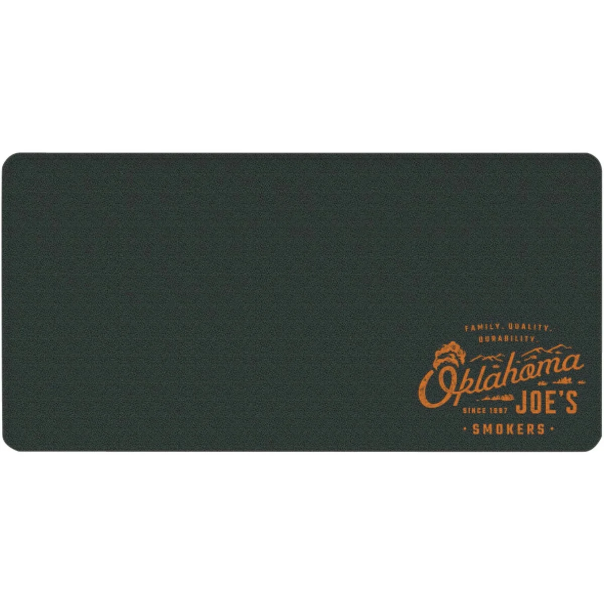 Smart Oklahoma Joe’s 40 In. W. x 80 In. L. Black Orange XL Smoker Mat Exceptional