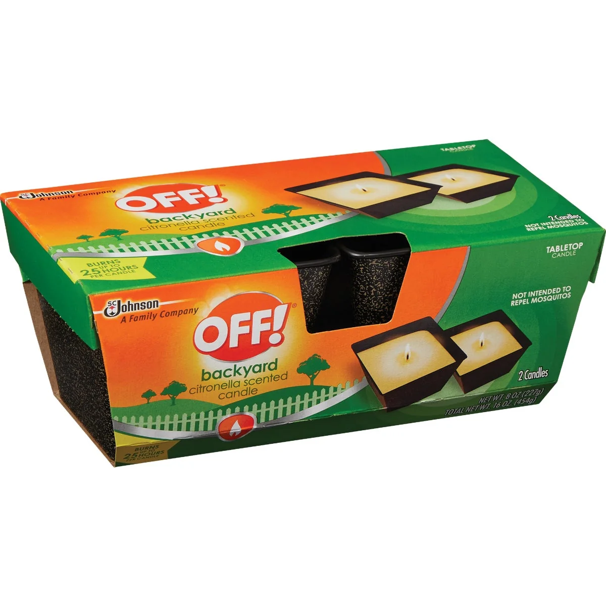 Effective OFF 8 Oz. 1-Wick Mini Citronella Candle 2-Pack Original Design