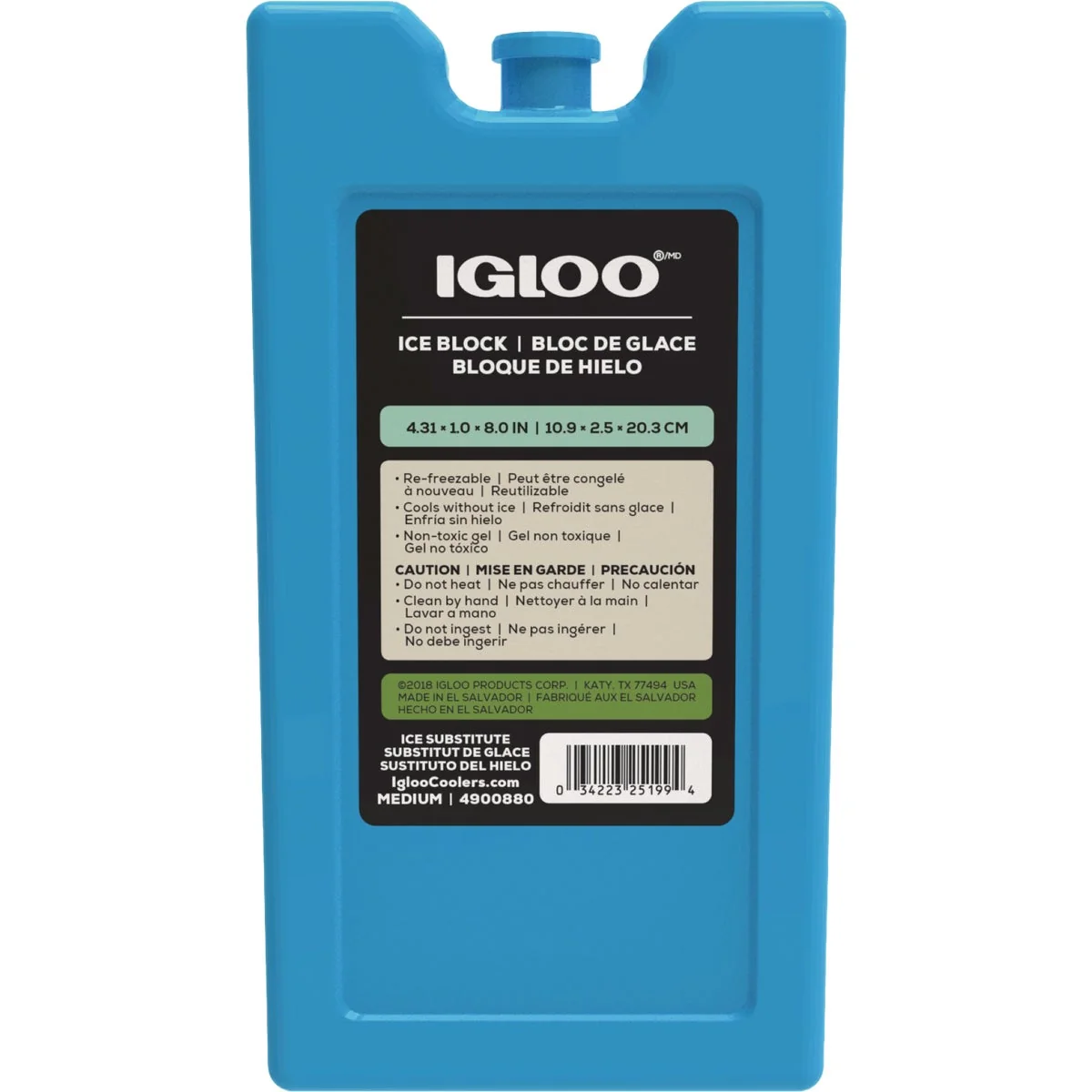 Unique Igloo Maxcold 1 Lb. Medium Cooler Ice Pack Original Design