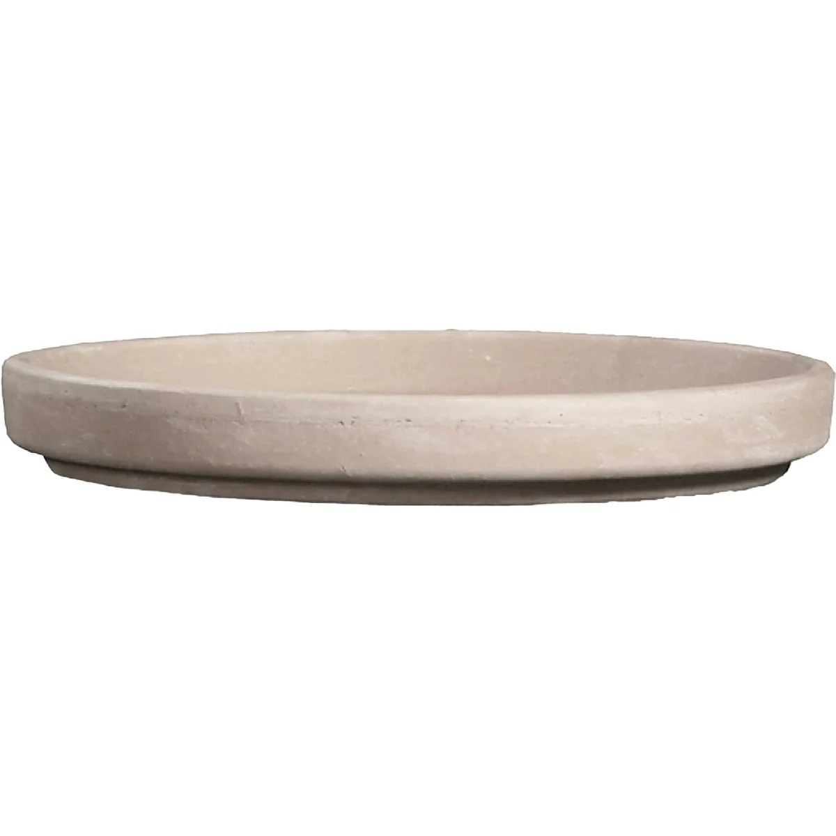 Fashionable Ceramo 8 In. White Granite Clay Standard Flower Pot Saucer Smart