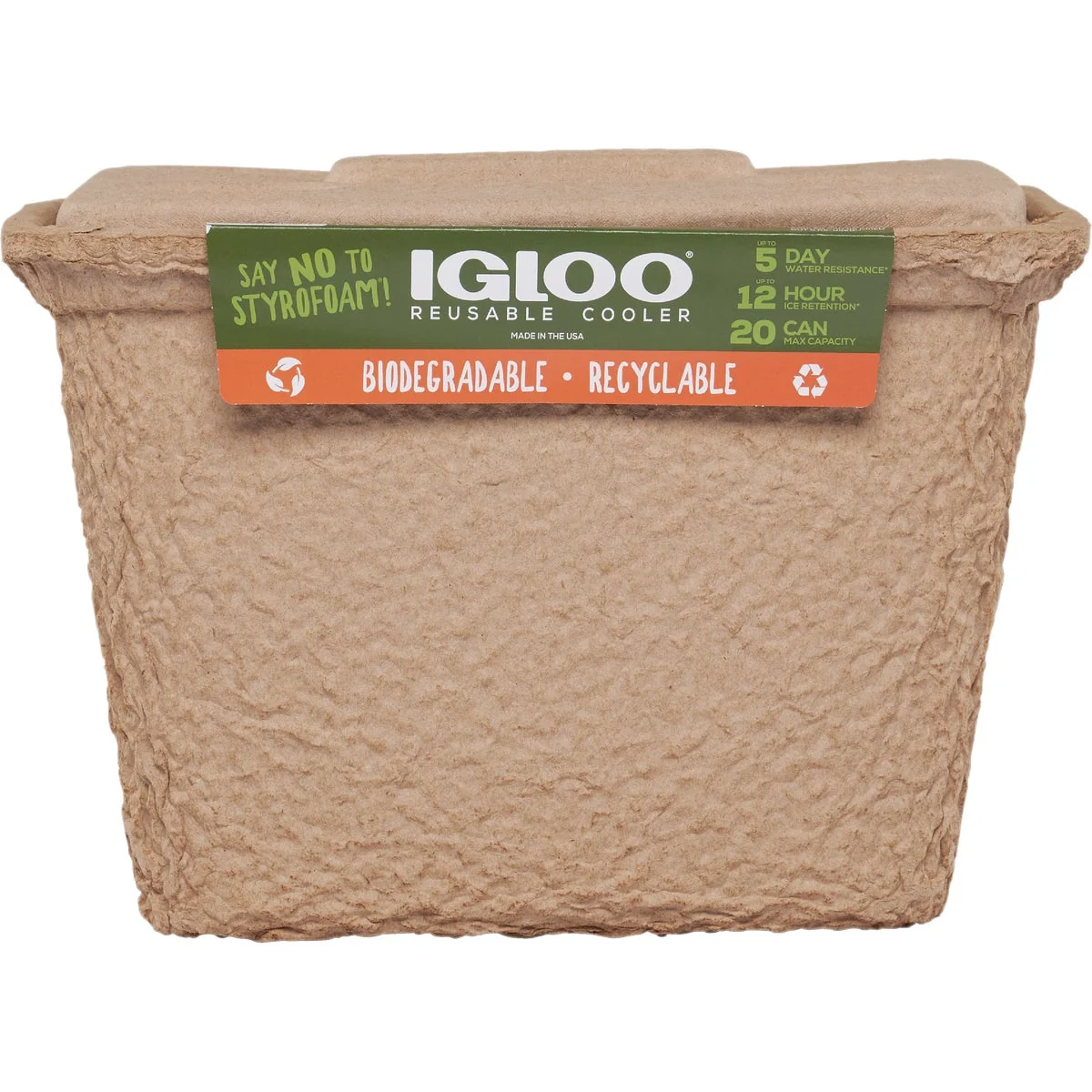 Professional Igloo Recool 16 Qt. Recycled Paper Cooler Practical