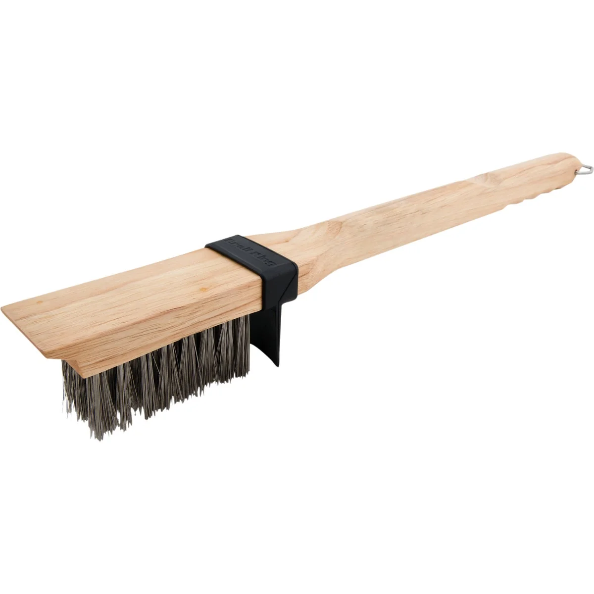 Genuine Broil King 21 In. Stainless Steel Bristles Heavy-Duty Grill Cleaning Brush Reusable