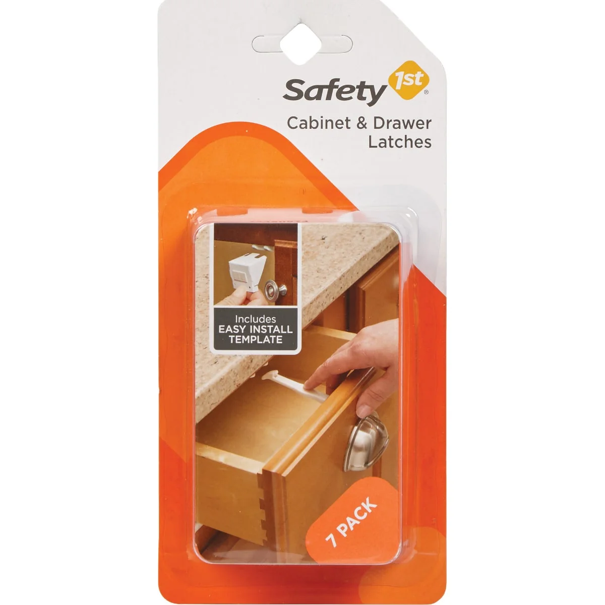 High-Performance Safety 1st White Plastic Cabinet Drawer Latches 7-Count High-End
