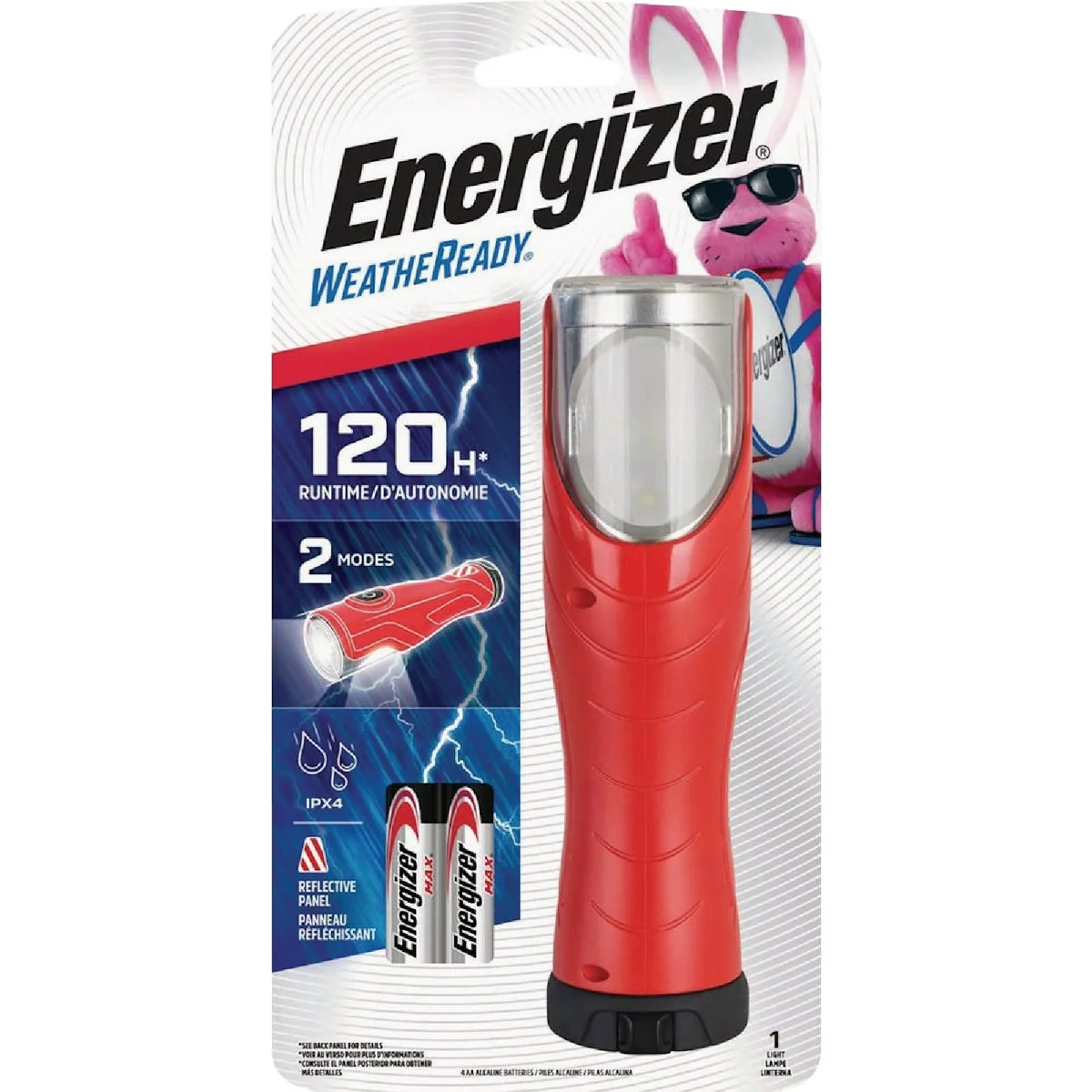 High-Performance Energizer Weatheready 2AA 180 Lm. All-In-One LED Flashlight Lantern Modern