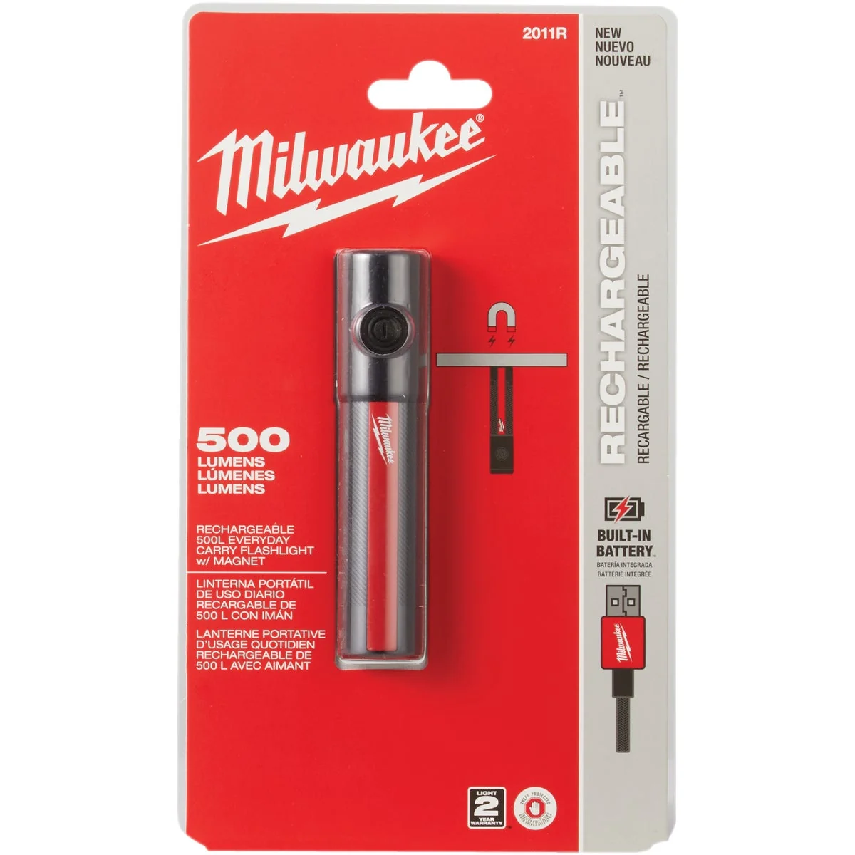 Trusted Milwaukee 500 Lm. LED Rechargeable Magnetic Penlight Unique