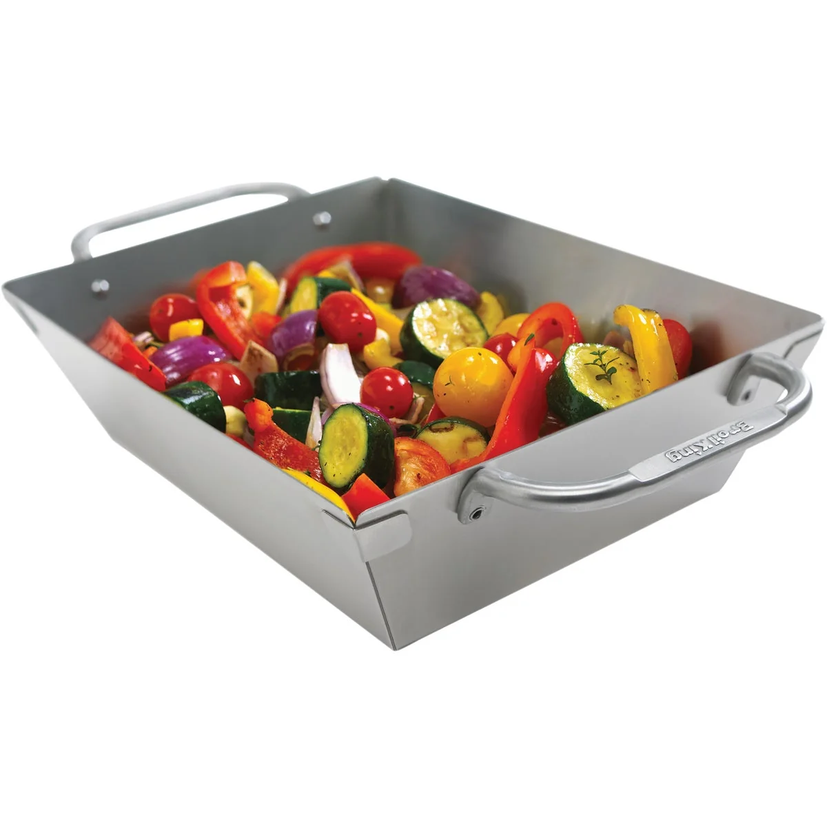 Proven Broil King Imperial 13 In. W. x 9.75 In. L. Stainless Steel Grill Wok Topper Tray Fast