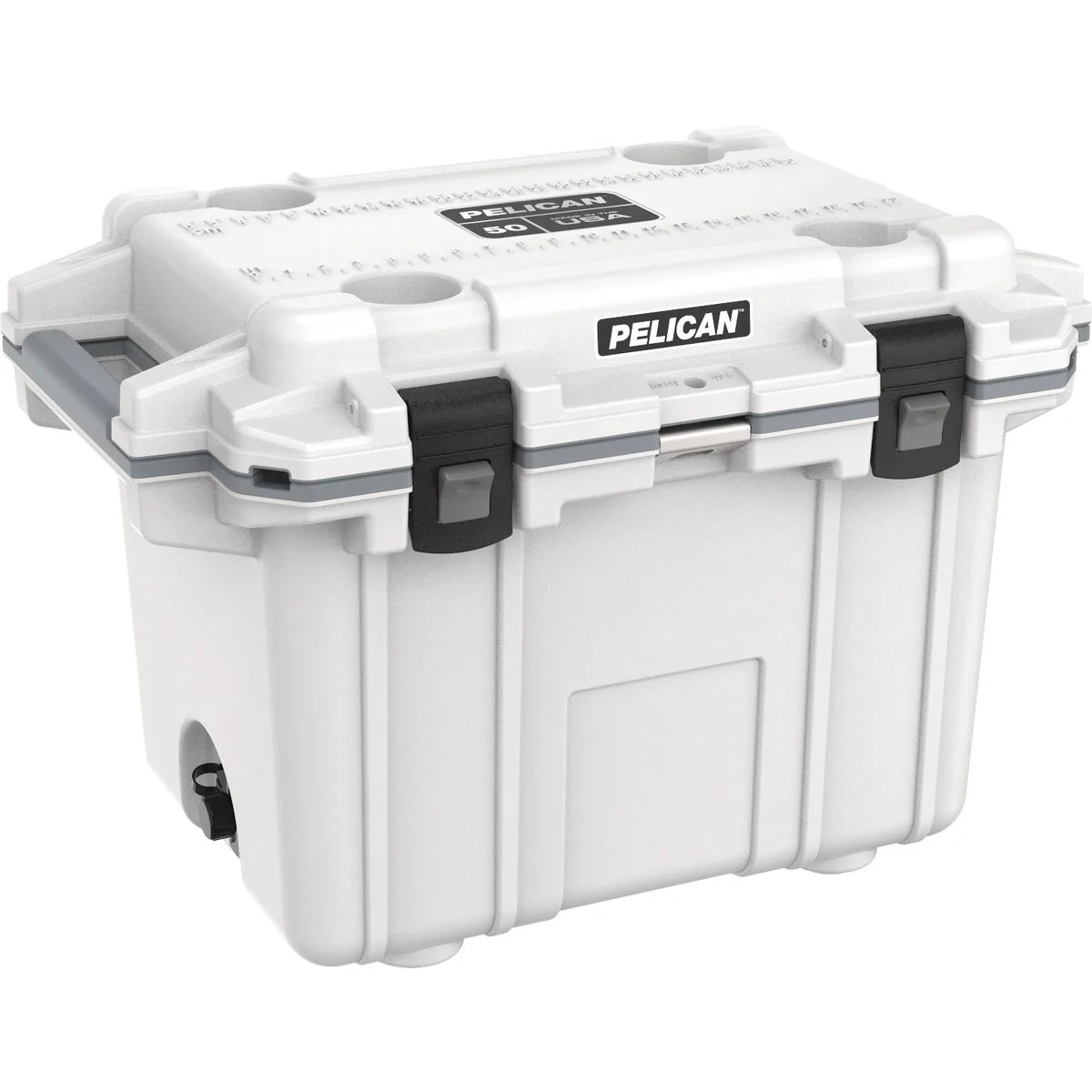 Detailed Pelican Elite 50-Qt. Cooler White Gray Exceptional