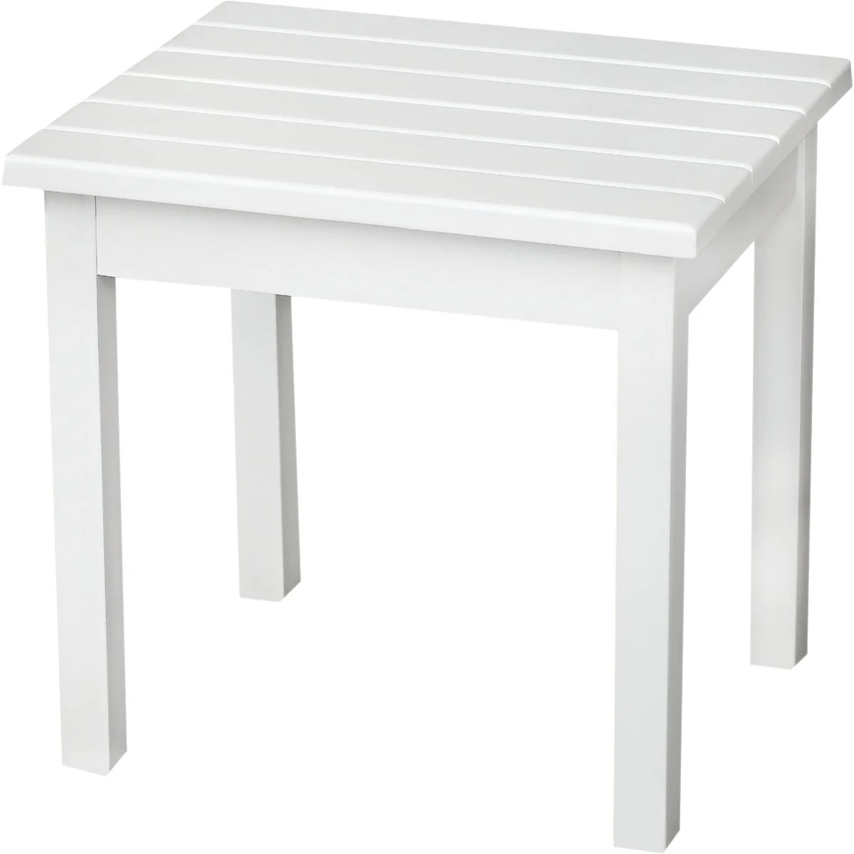 User-Friendly Hinkle Chair Company Cumberland Rectangle White Wood Side Table Flexible