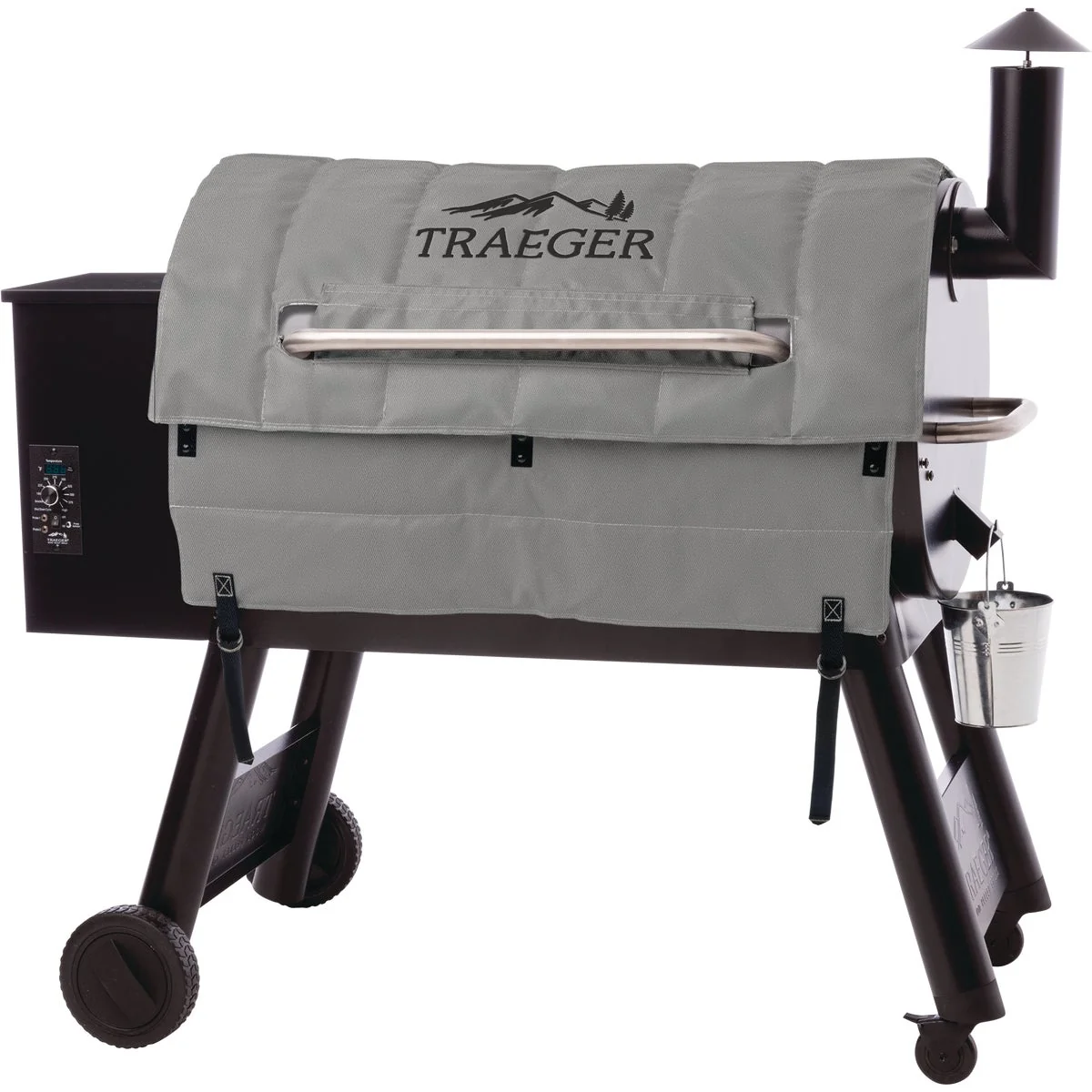 Luxury Traeger Pro 34 44 In. Gray Foil-Backed Heat-Resistant Fabric Insulated Blanket Grill Cover Exceptional