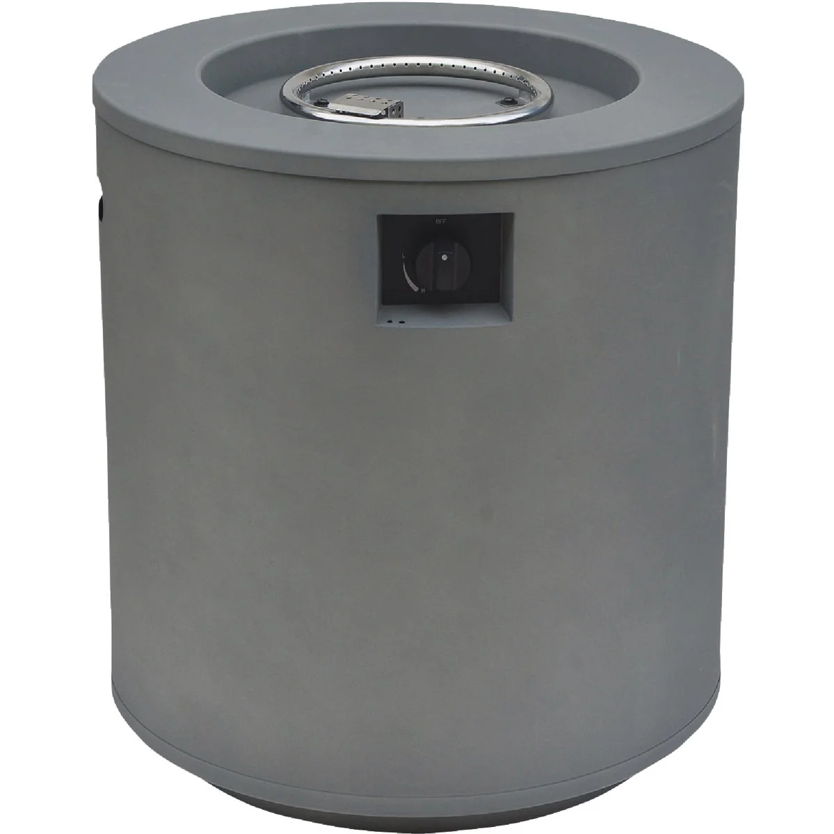Superior Bond Acero 25 In. H. x 23 In. Dia. 50 000 BTU Round Propane Fire Column Environmentally Friendly