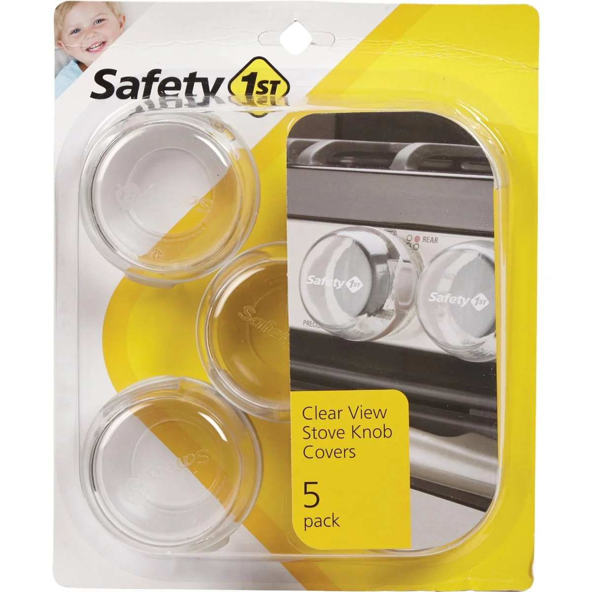 Selected Safety 1st Clear View Plastic Stove Knob Covers 5-Pack Superior