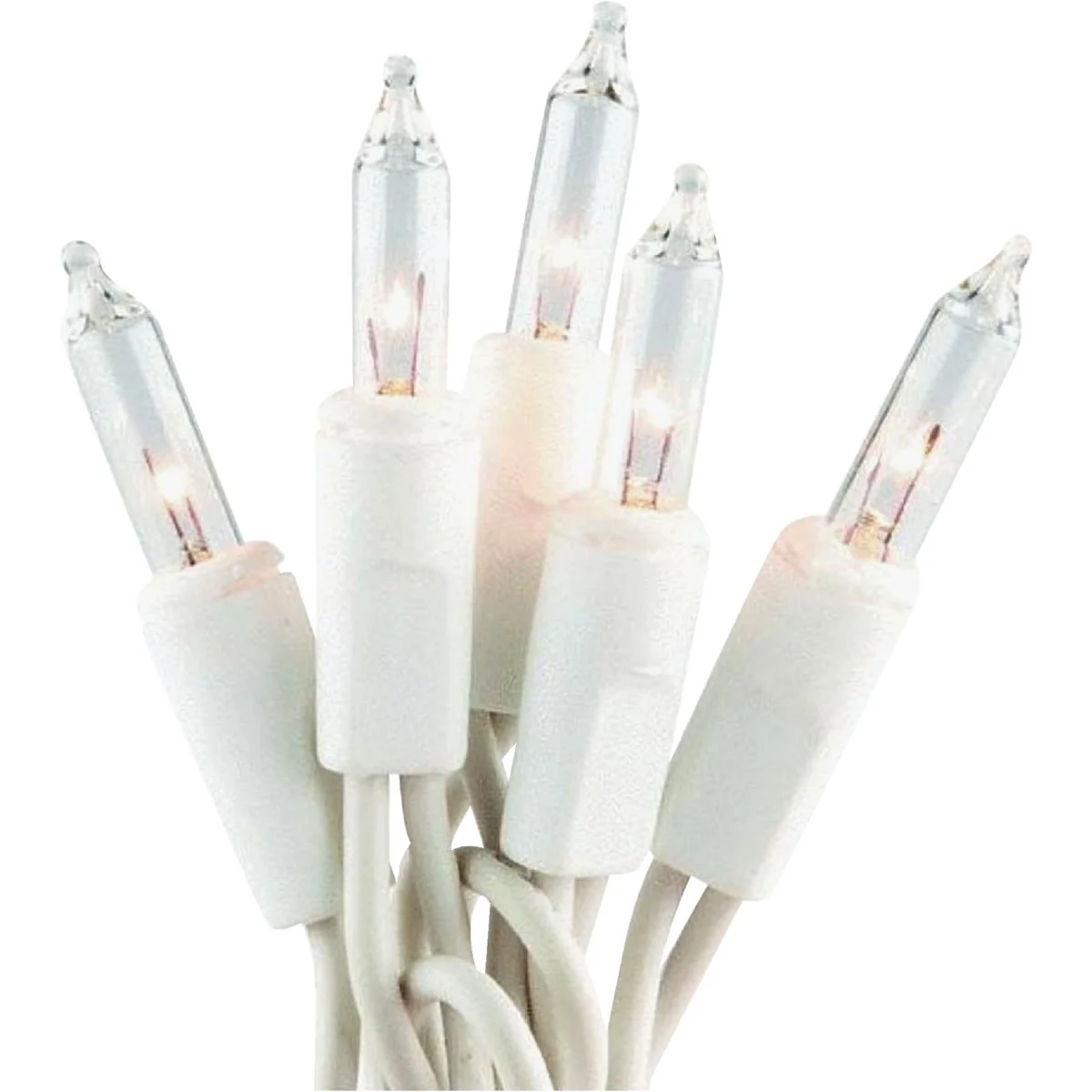 Elegant J Hofert Clear 600-Bulb Mini Incandescent Garland Light Set with White Wire Environmentally Friendly