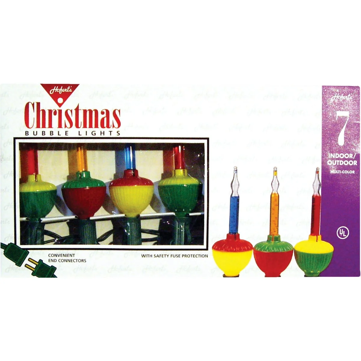 Durable J Hofert Multi 7-Bulb C7 Bubble Light Set Pure