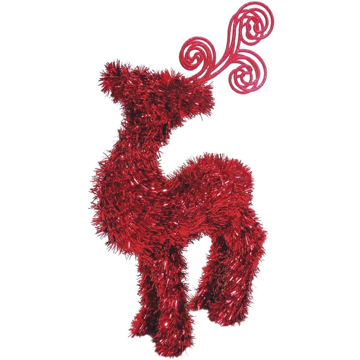 Organic Youngcraft 14 In. Tinsel Deer Holiday Decoration Genuine