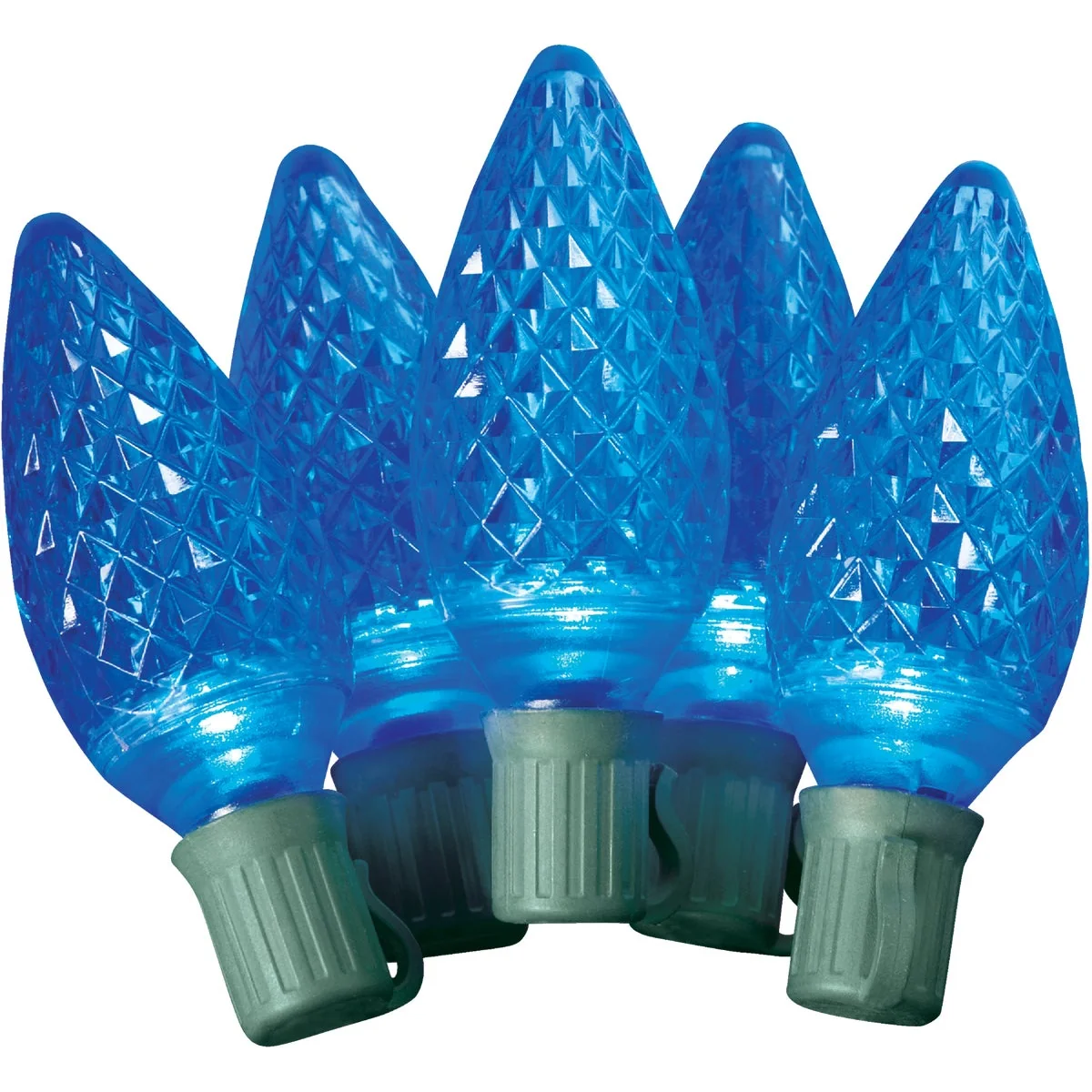 Consistent J Hofert Blue 25-Bulb C9 LED Light Set Secure