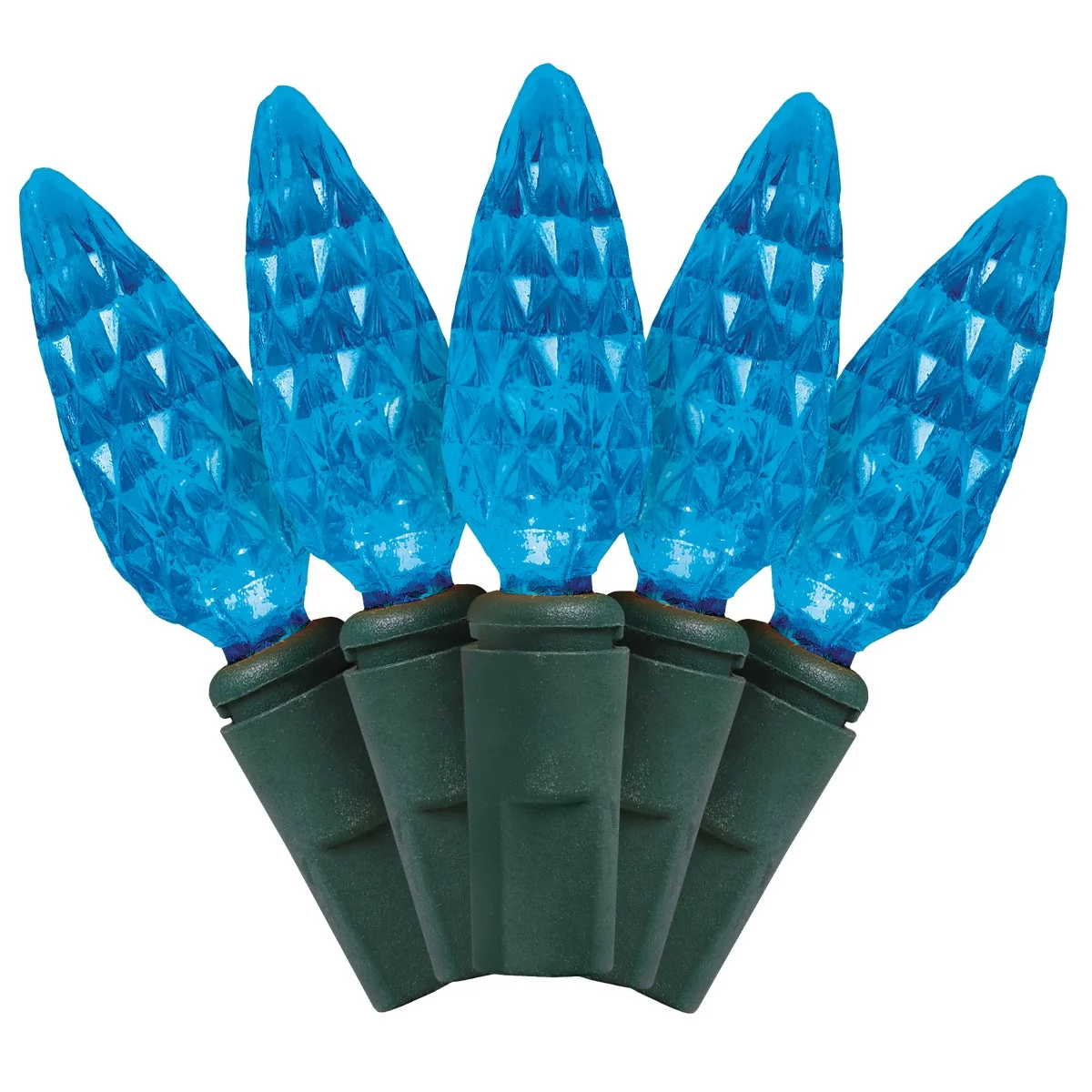 Superior J Hofert Blue 70-Bulb C6 LED Light Set Selected