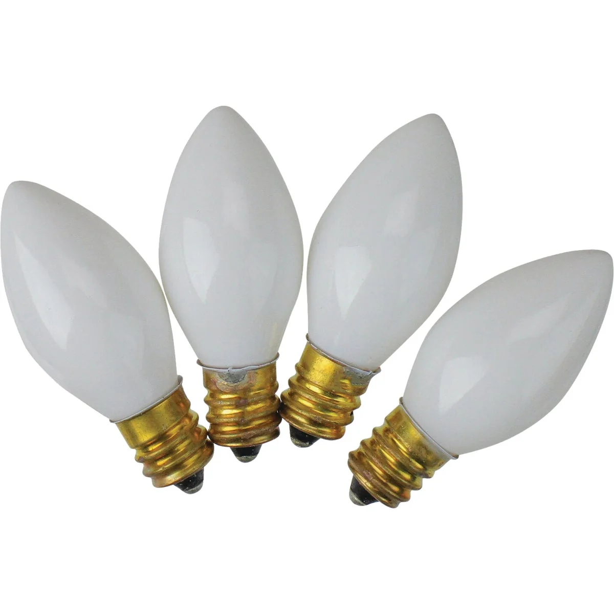 Authentic J Hofert C7 White Ceramic 125V Light Bulb 4-Pack Superior