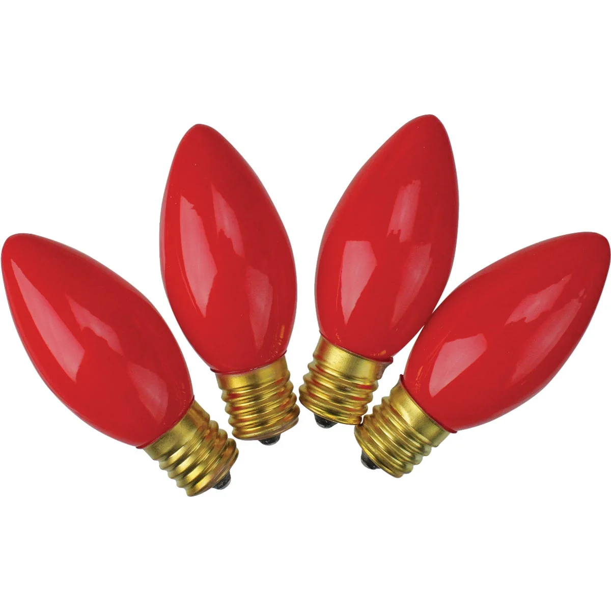 Selected J Hofert C9 Red Ceramic 125V Light Bulb 4-Pack Healthy