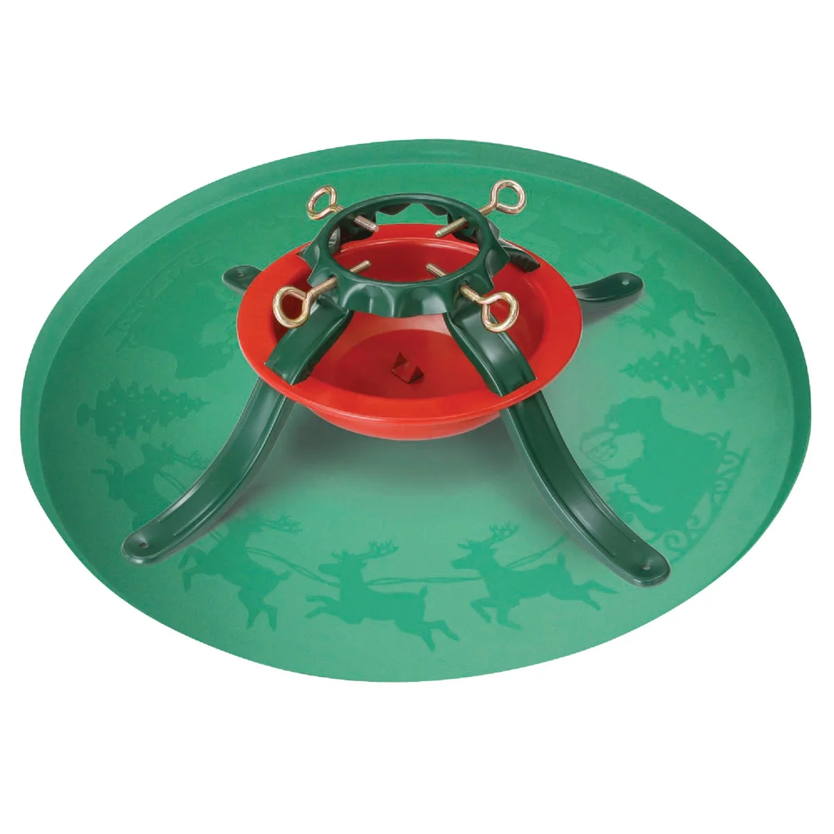 Trendy Jack Post Resin 28.5 In. Christmas Tree Stand Tray Contemporary