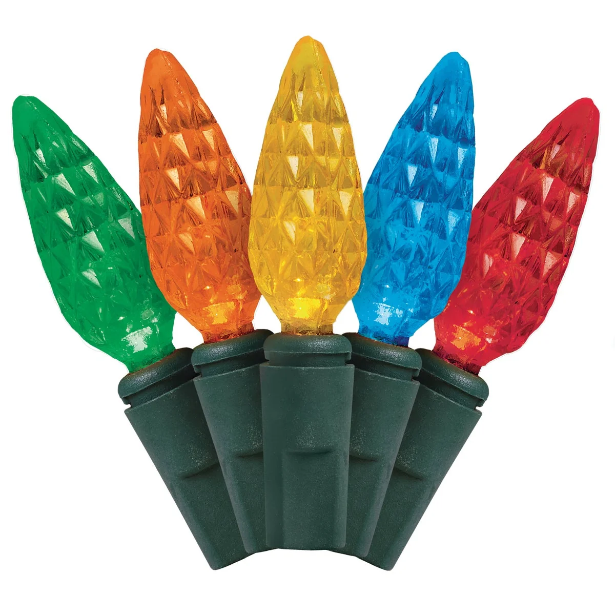 Outstanding J Hofert Multi 210-Bulb C6 LED Light Set Genuine