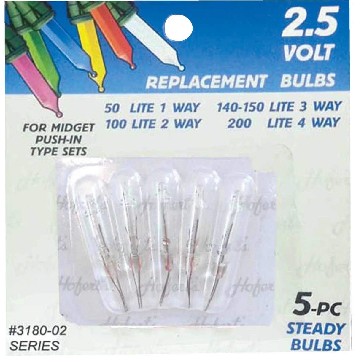 Exceptional J Hofert Mini Clear 2.5V Light Bulb 5-Pack Practical